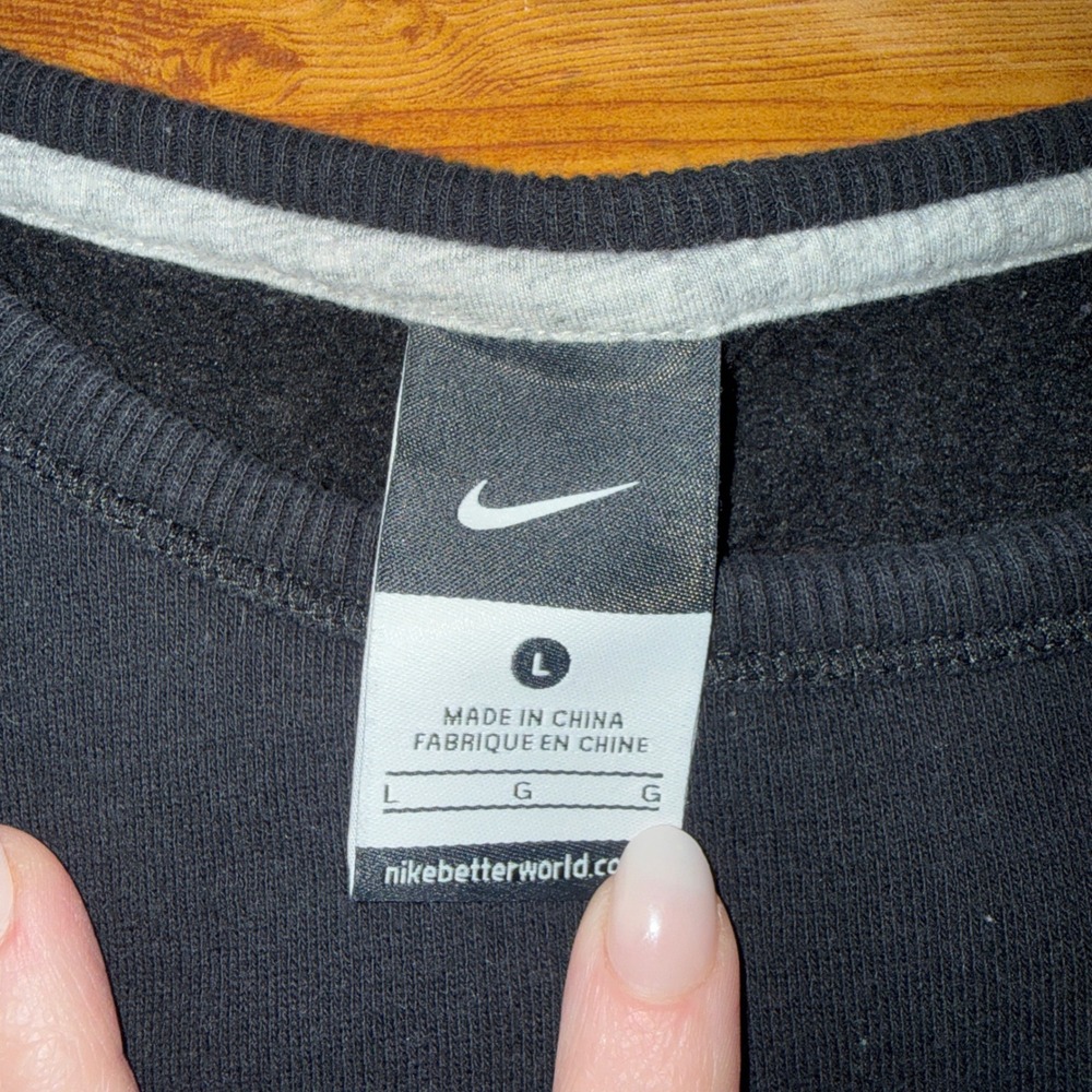 Nike Oklahoma State Cowboys Black Long Sleeve Crewneck Sweatshirt Womens Size L - Picture 3 of 4